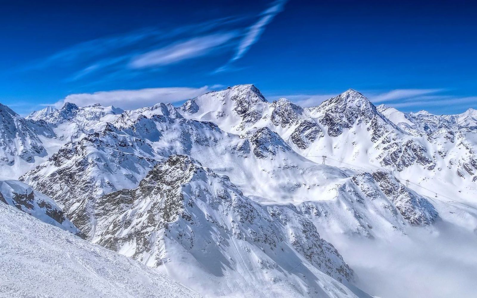 Canadian Snow-Covered Mountains