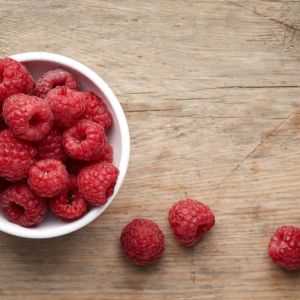 Bowl of Raspberries